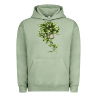 Pigment Oil Green Golden Pothos Urban Hoodie - LillyAllenDesigns