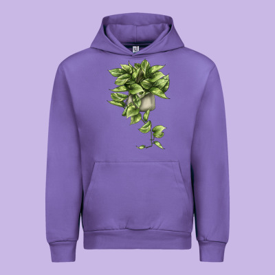 Golden Pothos Urban Hoodie Designed By Lillyallendesigns