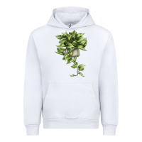 White Golden Pothos Urban Hoodie - LillyAllenDesigns