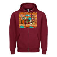 Burgundy nurse fall Zipper Hoodie - JahusDesignShop