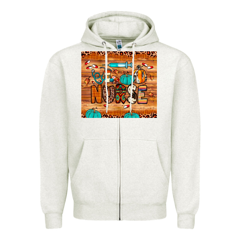 Nurse Fall Zipper Hoodie by JahusDesignShop | Teevron
