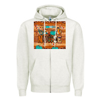 Oatmeal Heather nurse fall Zipper Hoodie - JahusDesignShop