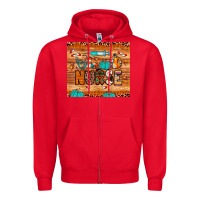 Red nurse fall Zipper Hoodie - JahusDesignShop