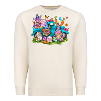 Easter Gnomies With Truck Premium Sweatshirt | Teevron