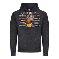 Vintage Black you are beautiful victorious enough strong Vintage Hoodie - MaliasSmallBusiness