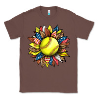 Chestnut softball sunflower Classic Tee - HRA Design Shop