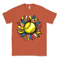 Copper softball sunflower Classic Tee - HRA Design Shop