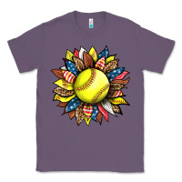 Lavender softball sunflower Classic Tee - HRA Design Shop