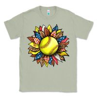 Matcha softball sunflower Classic Tee - HRA Design Shop