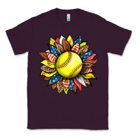 Plum softball sunflower Classic Tee - HRA Design Shop
