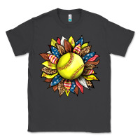 Smoke softball sunflower Classic Tee - HRA Design Shop