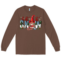 Chestnut let it snow Long Sleeve Tee - FaDigitalArtStudio