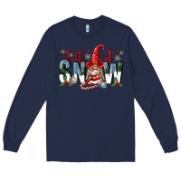 Navy let it snow Long Sleeve Tee - FaDigitalArtStudio