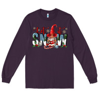 Plum let it snow Long Sleeve Tee - FaDigitalArtStudio