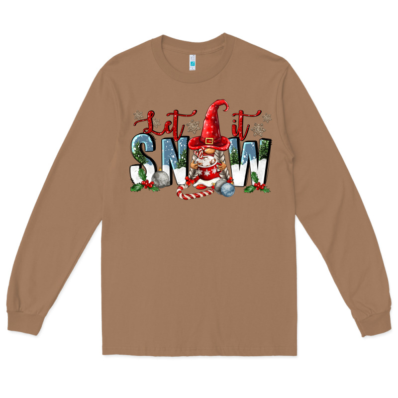 Let It Snow Long Sleeve Tee by FaDigitalArtStudio | Teevron