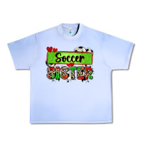 Grape Ice soccer sister with leopard Urban Heavy Tee - Zillion Design Studio