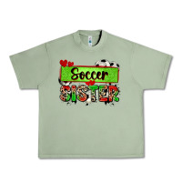Oil Green soccer sister with leopard Urban Heavy Tee - Zillion Design Studio