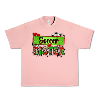 Salmon soccer sister with leopard Urban Heavy Tee - Zillion Design Studio