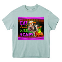 Arona eat drink and be scary cow Heavy Core Tee - LillyAllenDesigns