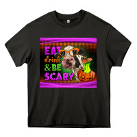 Asphalt eat drink and be scary cow Heavy Core Tee - LillyAllenDesigns