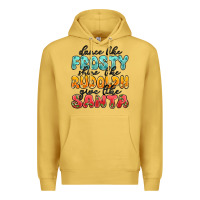 Antique Gold dance like frosty shine like rudolph give like san Premium Hoodie - MaliasSmallBusiness