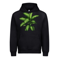 Black Dumb Cane Urban Hoodie - LillyAllenDesigns