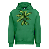Emerald Dumb Cane Urban Hoodie - LillyAllenDesigns