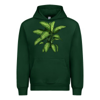 Forest Green Dumb Cane Urban Hoodie - LillyAllenDesigns
