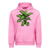 Fuchsia Pink Dumb Cane Urban Hoodie - LillyAllenDesigns
