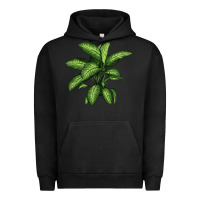 Pigment Black Dumb Cane Urban Hoodie - LillyAllenDesigns
