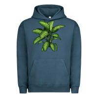 Pigment Midnight Navy Dumb Cane Urban Hoodie - LillyAllenDesigns