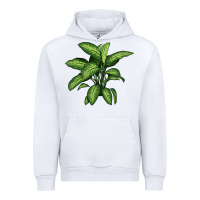 White Dumb Cane Urban Hoodie - LillyAllenDesigns