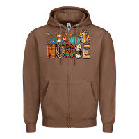 Chestnut nurse fall Zipper Hoodie - JahusDesignShop