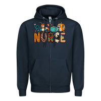 Navy nurse fall Zipper Hoodie - JahusDesignShop