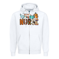 White nurse fall Zipper Hoodie - JahusDesignShop