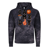 Cloud Black basketball game day Vintage Hoodie - MaliasSmallBusiness