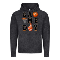 Vintage Black basketball game day Vintage Hoodie - MaliasSmallBusiness