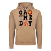 Vintage Coffee basketball game day Vintage Hoodie - MaliasSmallBusiness