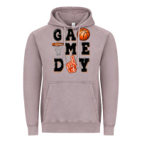 Vintage Zinc basketball game day Vintage Hoodie - MaliasSmallBusiness