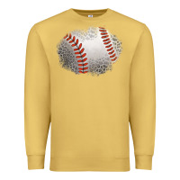Antique Gold leopard baseball patch Premium Sweatshirt - Jasminsmagicworld