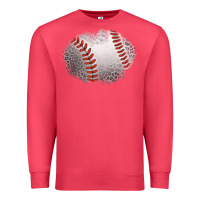 Cardinal leopard baseball patch Premium Sweatshirt - Jasminsmagicworld