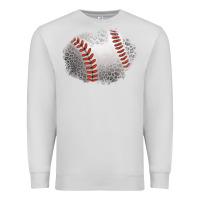 Dove Grey leopard baseball patch Premium Sweatshirt - Jasminsmagicworld