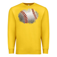 Lemon leopard baseball patch Premium Sweatshirt - Jasminsmagicworld