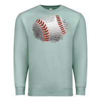 Seafoam leopard baseball patch Premium Sweatshirt - Jasminsmagicworld