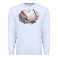 White leopard baseball patch Premium Sweatshirt - Jasminsmagicworld