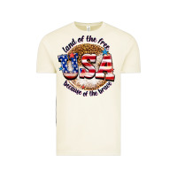 Vintage Arctic land of the free usa because of the brave billie w Vintage Tee - texasbilliewilder