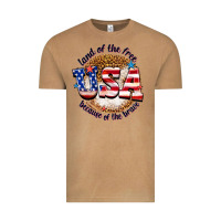 Vintage Camel land of the free usa because of the brave billie w Vintage Tee - texasbilliewilder