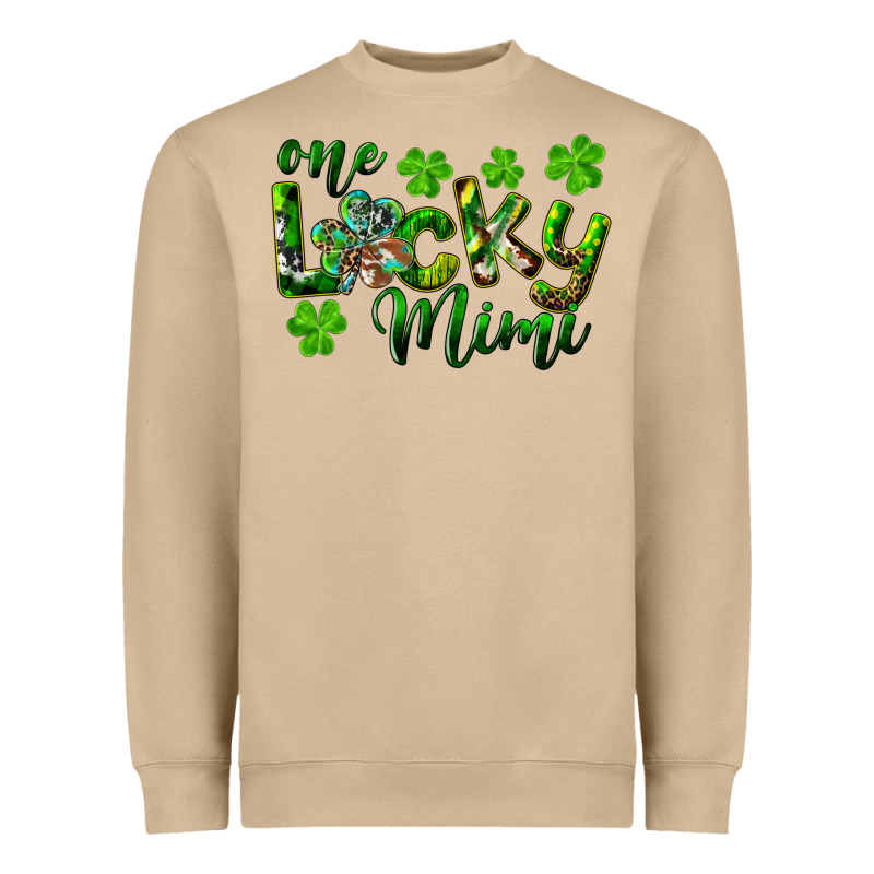 St. Patricks Day One Lucky Mimi Heavyweight Sweatshirt by RanaPortraitStore | Teevron