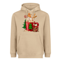 Mushroom Christmas coffee Heavyweight Hoodie - Jasminsmagicworld