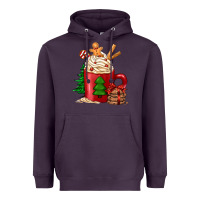 Plum Christmas coffee Heavyweight Hoodie - Jasminsmagicworld